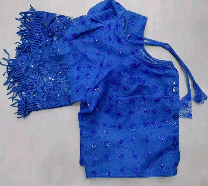 Simple Blouse Back Design Latest