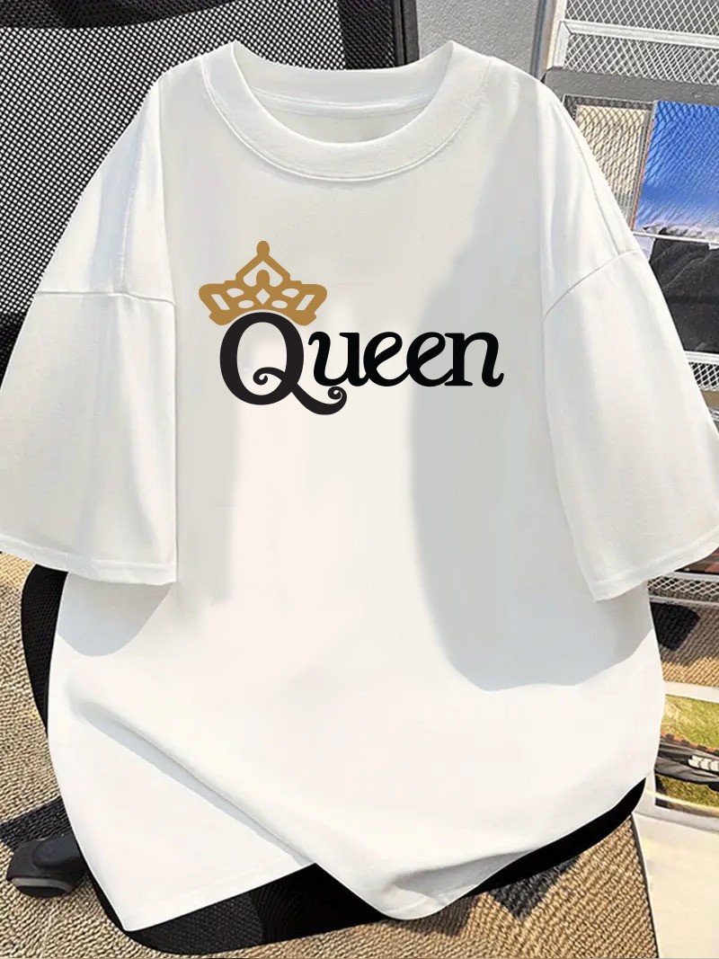 Drop Shoulder T shirt For Ladies