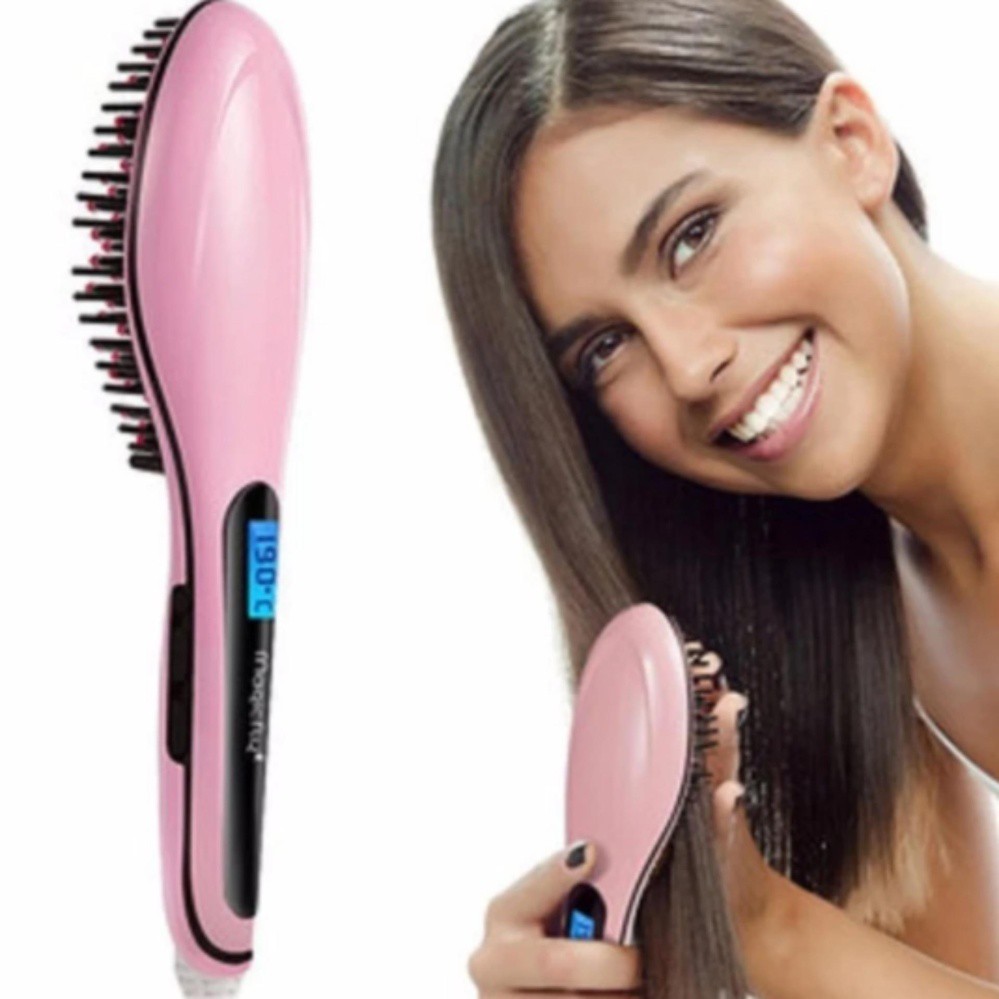 Fast Hair Straightening Brush (2 in 1)