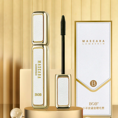 BOB Eyeliner Lambskin Gold Plated Mascara Natural Slender Curling Thick Mascara