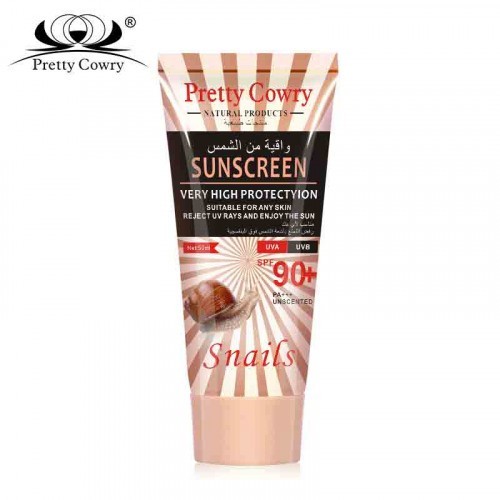 pretty cowry body and face sunscreen Snails
