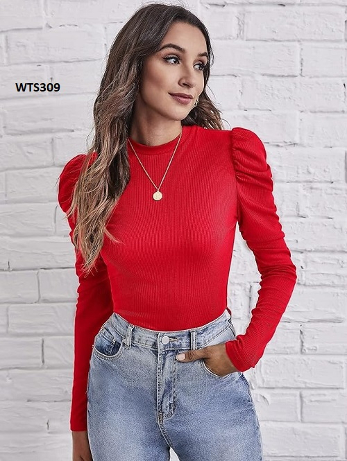 Full Sleeve Round Neck Long Sleeve Top