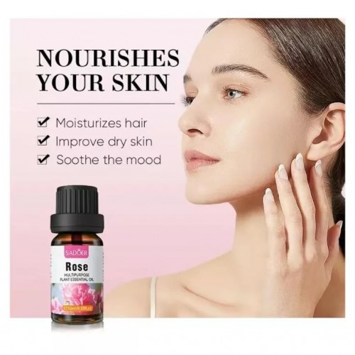 SADOER Rose Multipurpose Plant Essential Oil 10ml