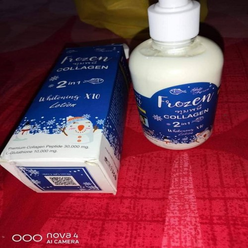 Frozen collagen 2 in 1 whitening x 10 lotion