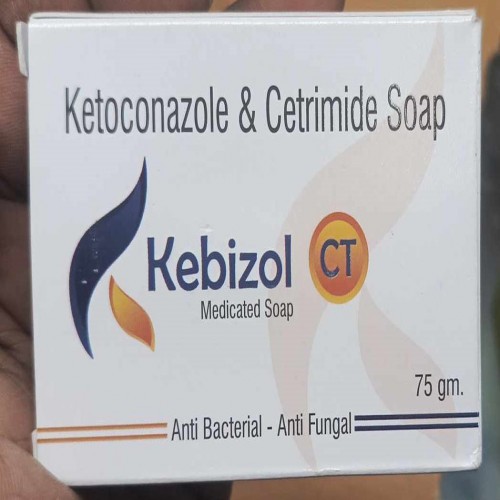 Ketoconazole & Cetrimide Kebizol Medicated Soap 75g