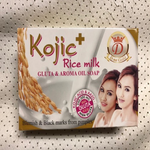 Kojic Plus Rice Milk Soap –Gluta & Aroma Oil