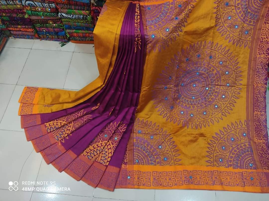 Embroidered Dupion Silk Saree