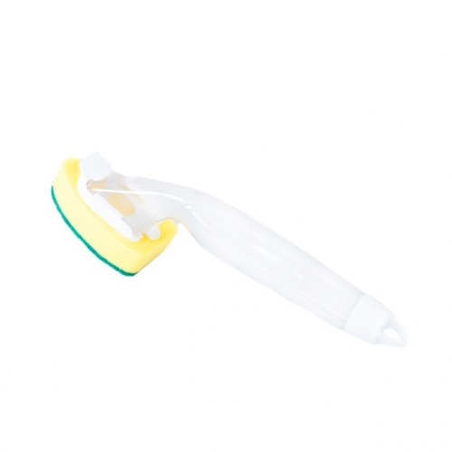 Automatic liquid cleaning brush