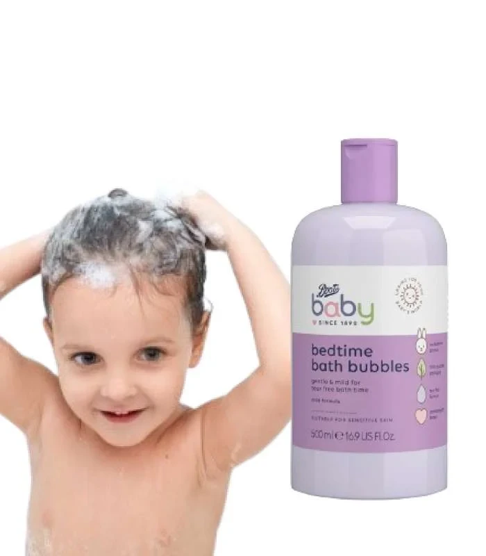 Boots Baby Bedtime Bath Bubbles 500ml (International)
