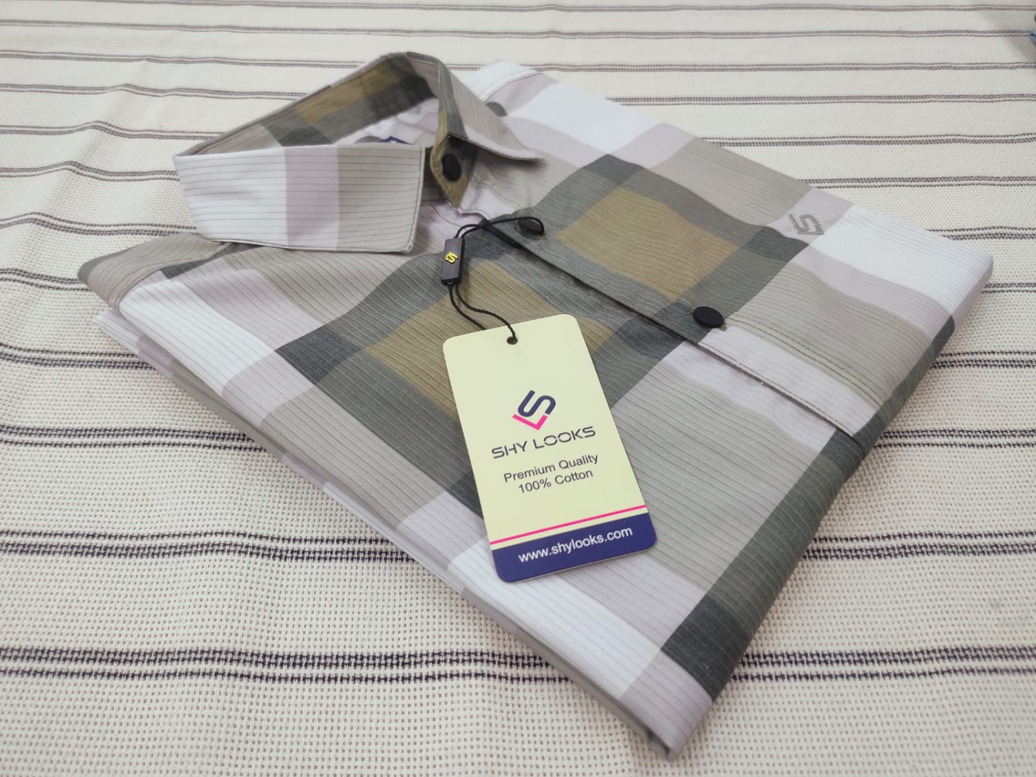 Luxury China Magnet Cotton full Sleeve Print Shirt (13)