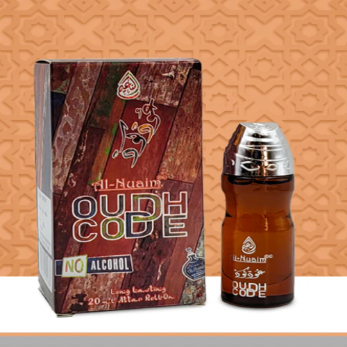 Al Nuaim Oudh Code Alcohol-Free Attar Perfume Oil 20ml