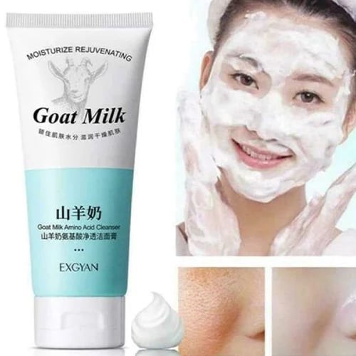 Goat Milk Amino Acid Cleansing Facial Cleanser Moisturizing Oil Control Amino Acid Cleansing Skin Care
