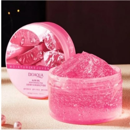 Bioaqua Moistueizing Pink Aloe Vera Gel - 300g