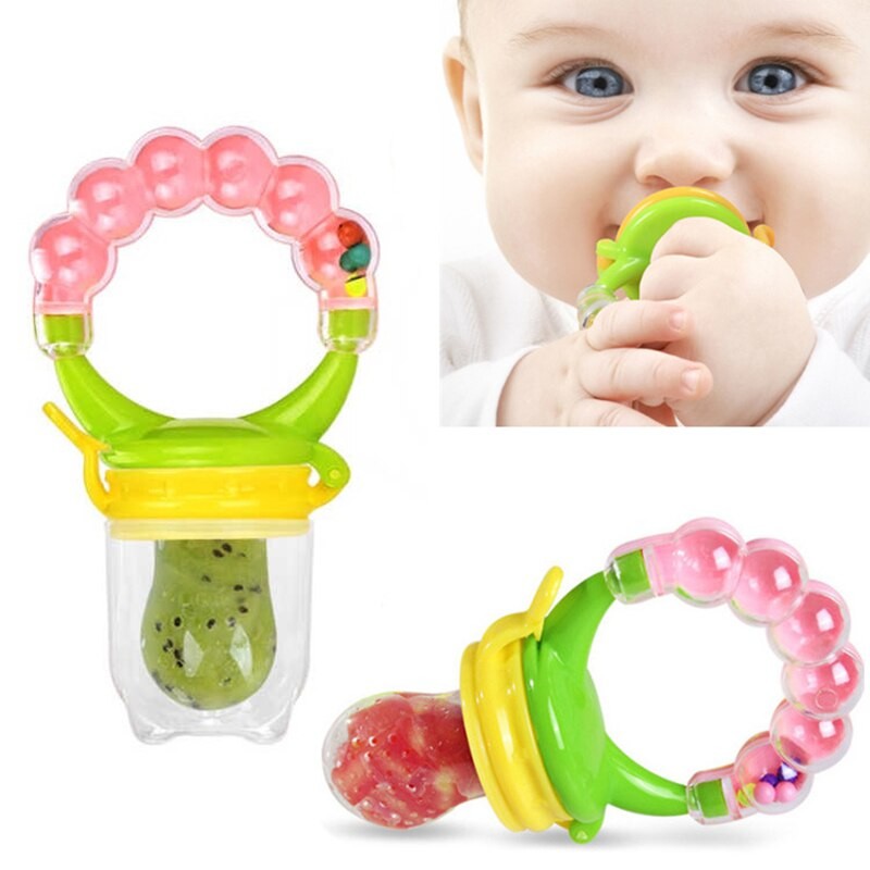 1pcs Baby Vegetable & Fruit Feeding Silicone Pacifier 10m+ Multicolor