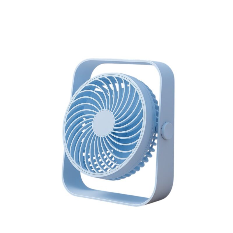 RTAKO D06 Desktop Dual-Layer Circulating Fan – Blue