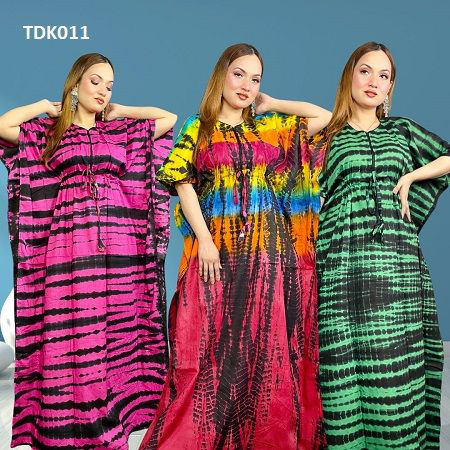 Tie Dye Batik Kaftan Maxi Combo Pack