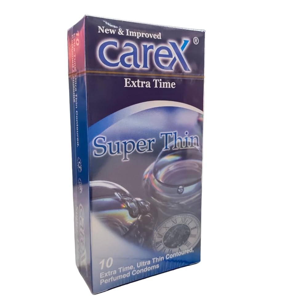 Carex Condoms Extra Time Super Thin Condom for Men | 10pcs Pack | Malaysia