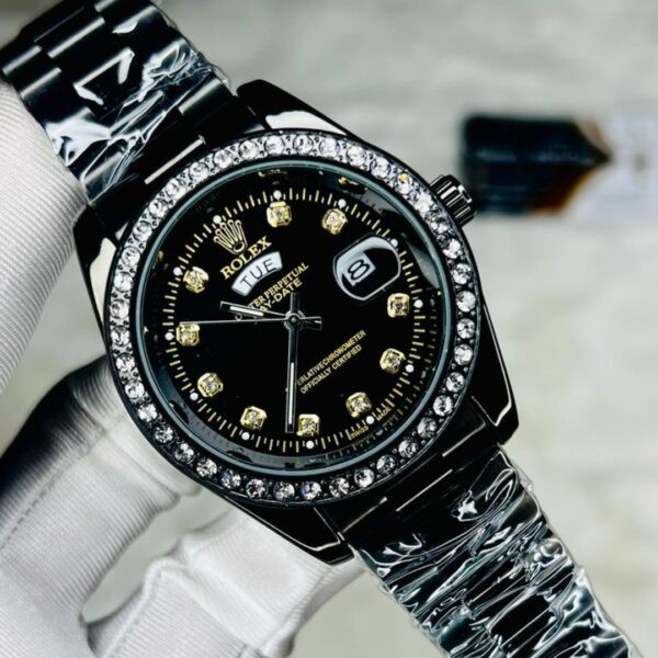 Rolex Quartz Movement Stainless Steel Analog Watch for Men