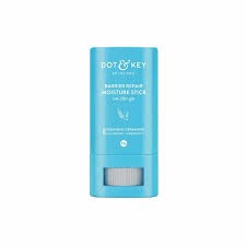 DOT & KEY Barrier Repair Moisture Stick On-The-Go SPF50 20gm | Non Sticky Ceramides Moisturizer With Hyaluronic + Probiotic For Intense Moisturization&Skin Strengthening|For Dry Skin, Normal & Sensiti