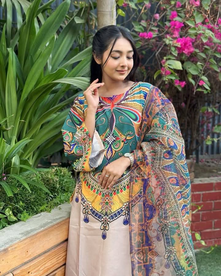 Digital Print Three Piece For Female