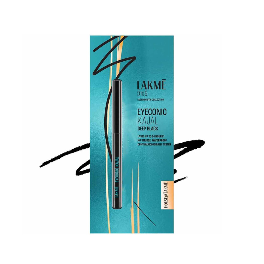 Lakme Eyeconic Kajal Deep Black 0.35gm | India