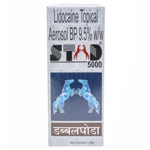 Stad 5000 Double Ghoda Delay Spray For Men - 20 gm