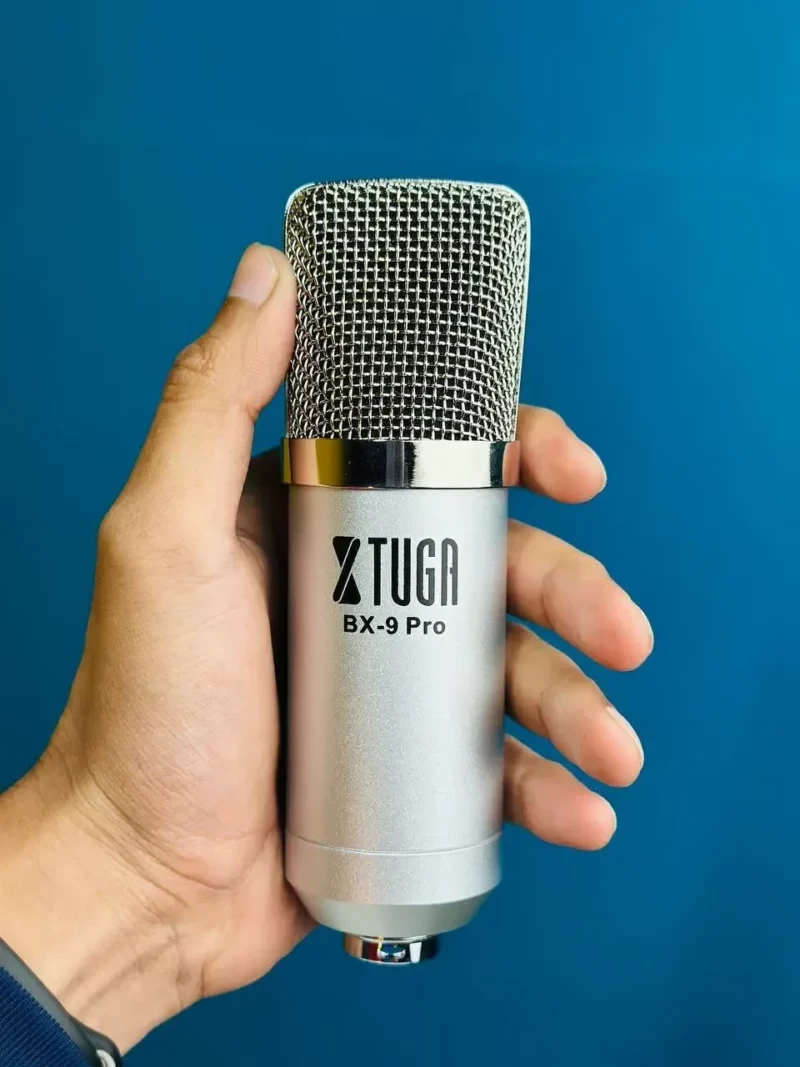 Xtuga BX-9 Pro Condenser Microphone – Silver