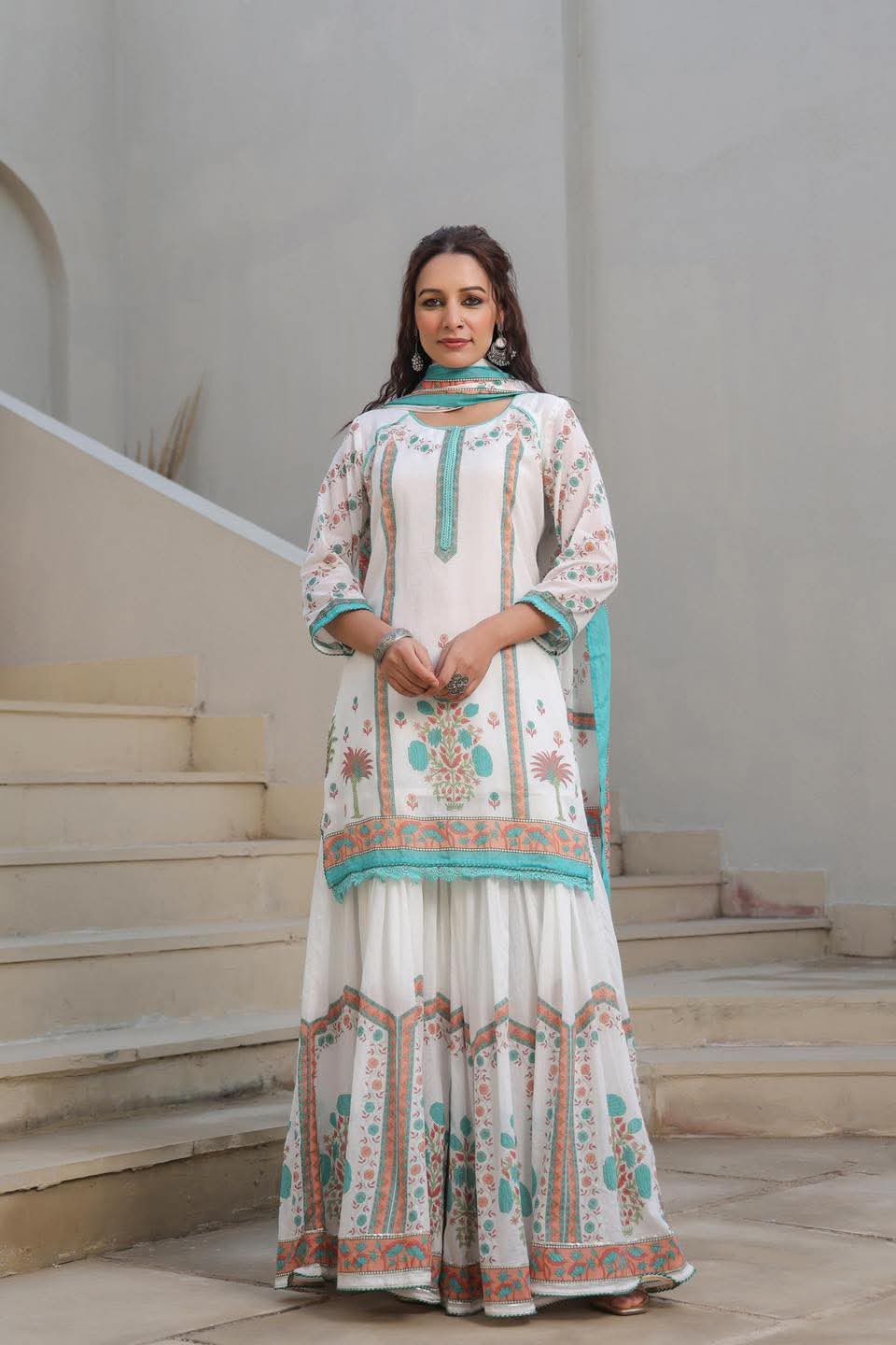 Sharara Three Piece
