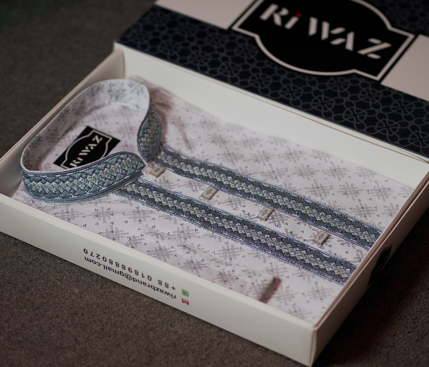 Premium Cotton Embroidery Panjabi (5)