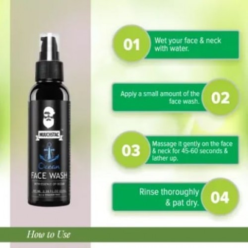 Muuchstac Ocean Face Wash for Men 100ml
