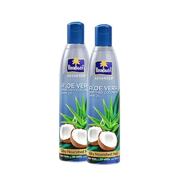 Parachute Hair Oil Advansed Aloe Vera Enriched Coconut 150ml Pack of 2 (150ml x 2)