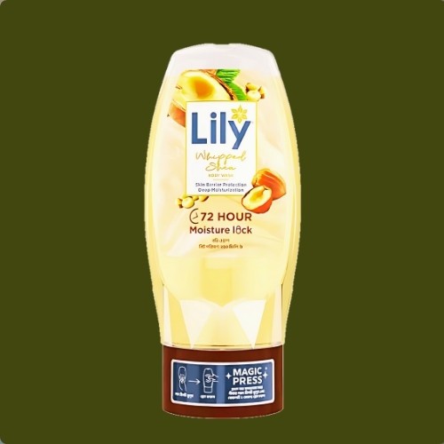 Lily Whipped Shea Body Wash 500ml in bd