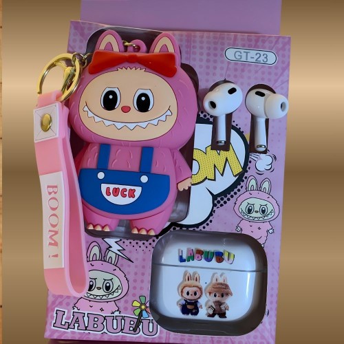 Labubu Wireless Earbuds With Cute Cartoon Toy GT-22 best price in bd
