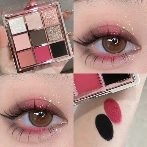 KEKE VENUS Fascinating 9 Color Eyeshadow Palette (Shade-01)