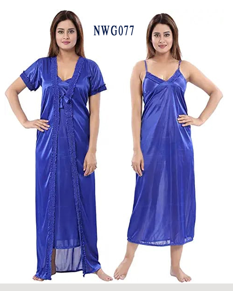 Night ( Nighty) 2 Part Long Indian Night Dress For Women