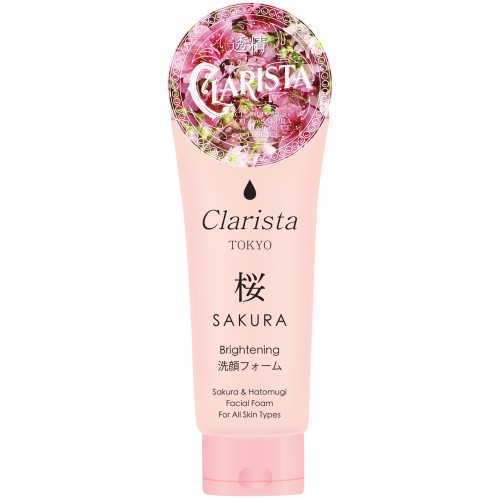 CLARISTA TOKYO SAKURA & HATOMUGI FACIAL FOAM 130g