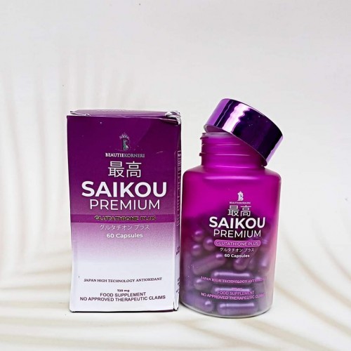 SAIKOU Premium Glutathione Plus 60 Capsules