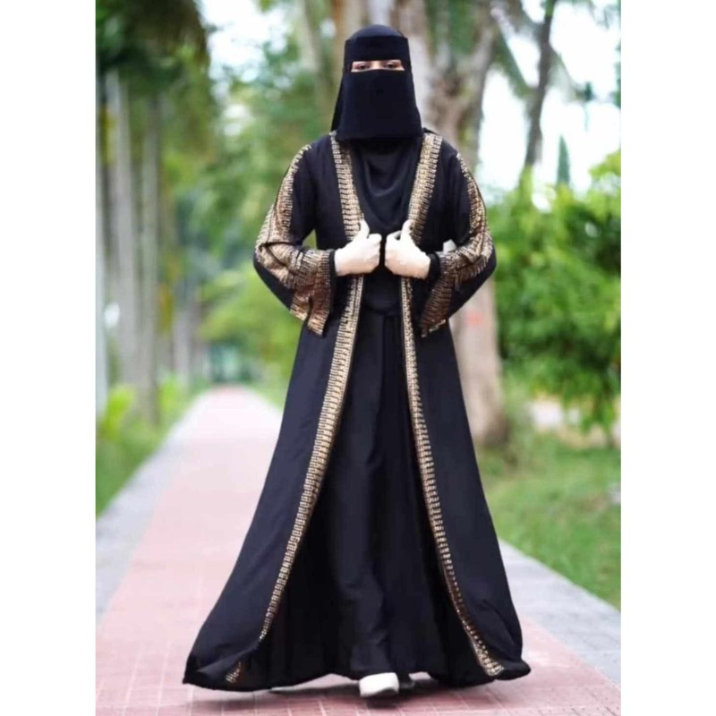 Abhaya Set with Hijab -(17)