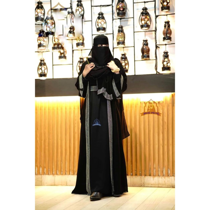 Stone Borka with Hijab -(18)