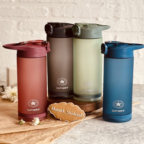 Round shape water bottle 600ml