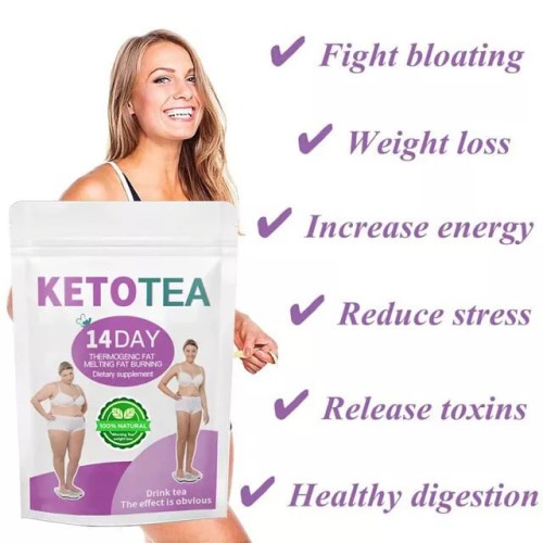 KETO TEA 14 day Detox Colon Cleanse Fat Burn Weight Loss Tea