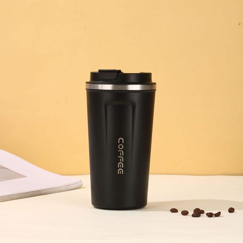 Stainless Steel Coffee Mug – Black Color