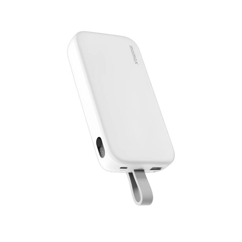 Momax PD5 20,000mAh 22.5W Power Bank with Type-C Cable – White