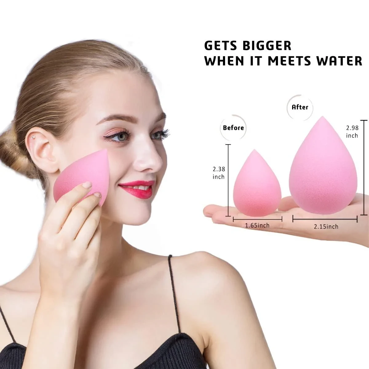 6pcs Beauty Blender Sponge Makeup Sponge Blending Puff Set