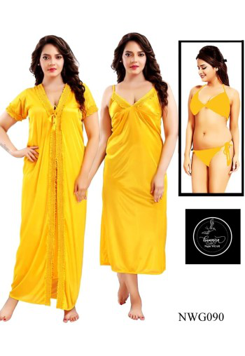 Stylish 4 Part Nighty | Comfortable, Fit & Quality Sleepwear