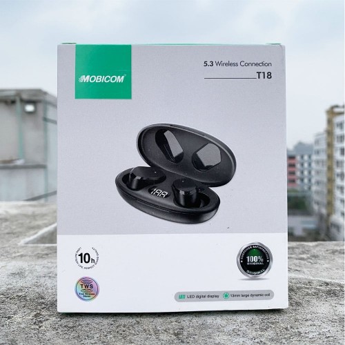 Mobicom TWS T18 Bluetooth Earbuds