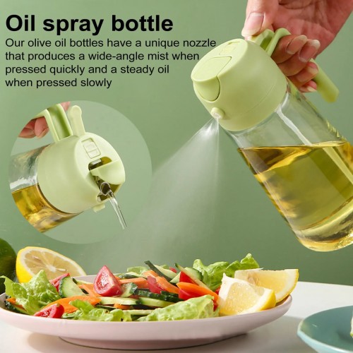 Dual Function Oil Dispenser Sprayer Misting Bottle 600ml