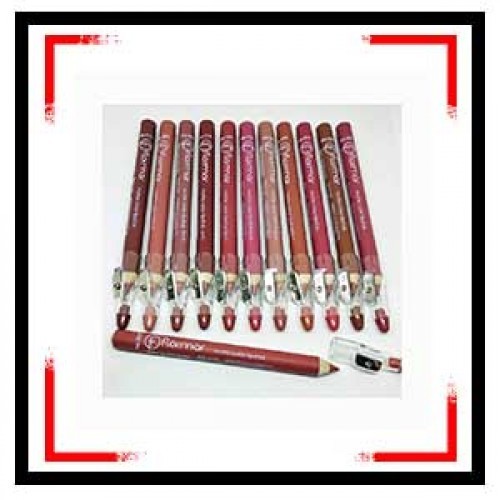 Flormar Pencil Lipstick 12 Pcs With Cutter