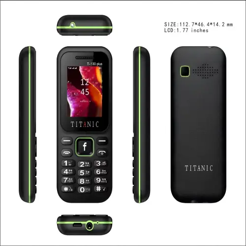 Titanic T-130 Plus 1.8-inch display Dual SIM feature phone