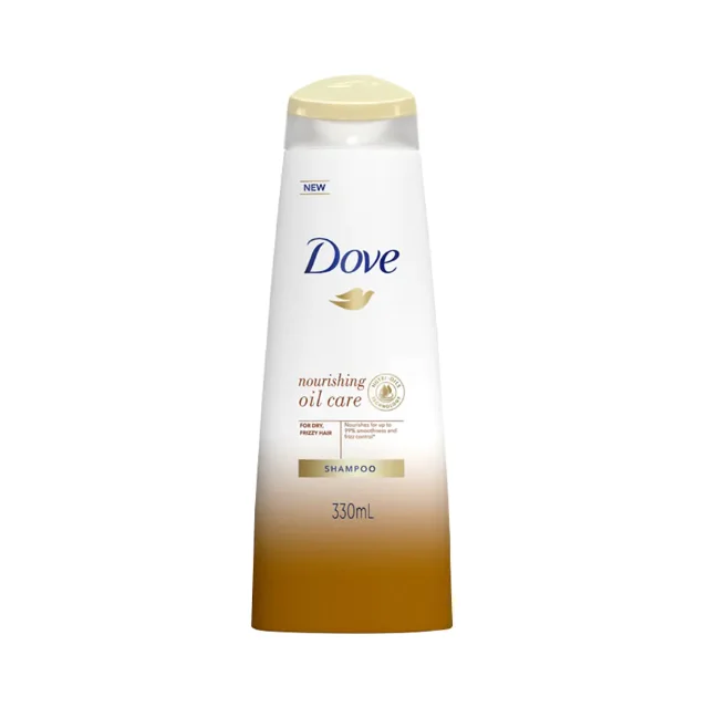 Dove Nourishing Oil Care Shampoo 330ml for Dry, Frizzy Hair